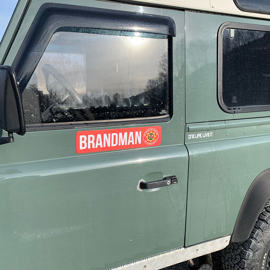 Bilmagnetskylt Brandman - deltidare.se